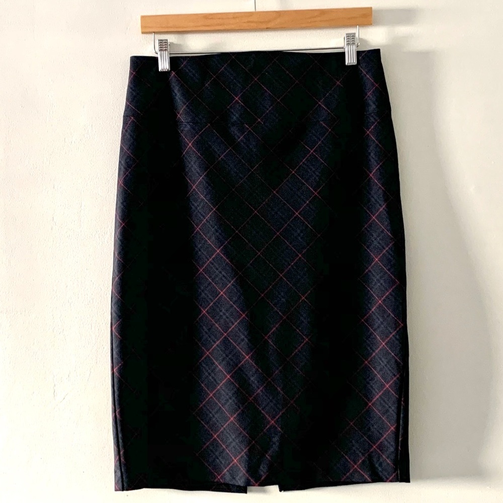 Express Plaid pencil skirt